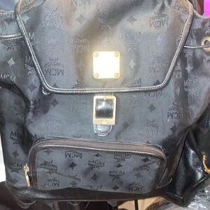 MCM black Backpack